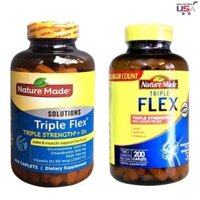 Hỗ trợ xương khớp Thuốc Bổ Khớp Triple Flex Của Nature Made mẫu mới 200 viên