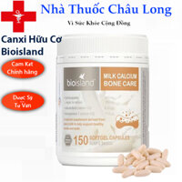 Hỗ trợ xương khớp Viên sữa bổ sung canxi Bio Island Milk Calcium Bone Care 150 viên