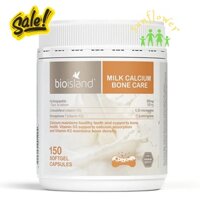 Hỗ trợ xương khớp Viên sữa bổ sung canxi Bio Island Milk Calcium Bone Care 150 viên