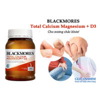 Hỗ trợ xương khớp Viên uống Blackmores Total Calcium & Magnesium + D3 Úc 200 viên