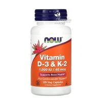 Hỗ trợ xương khớp Vitamin D3 K2 Now 120 viên của Mỹ hỗ trợ xương chắc khỏe