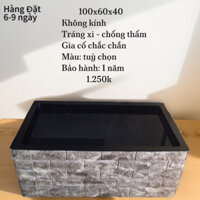 Hồ Xốp Ko Kính Dài 1m - Nuôi Cá/Thuỷ Sinh - Chất Lượng Cao