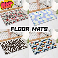 Hoa 40 * 60 cm Trong Nhà Thảm Nhà Bếp Chống Trượt Lưng Trang Trí Nhà Sàn Thời Trang