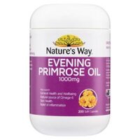 Hoa anh thảo Evening Primrose Oil Natures Way 1000mg 200 viên