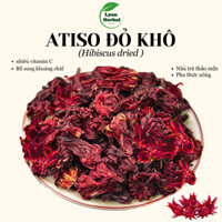 Hoa atiso đỏ khô, hoa bụt dấm chua (hibiscus tea) làm trà thảo mộc giảm cân bổ sung vitamin C