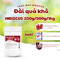 Hoa atiso đỏ sấy lạnh HIBISCUS  đài quả khô ngyên vị, không chất bảo quản, vị chua thanh