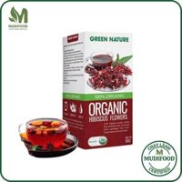 Hoa Bụp Giấm Nguyên Bông Hữu Cơ Green Nature 100g - Thanh Nhiệt, Mát Gan, Cải Thiện Giấc Ngủ, Giúp Thư Giãn & Làm Đẹp Da, Tốt Cho Tim Mạch, Giảm Cân, Eatclean, Healthy (Trà)