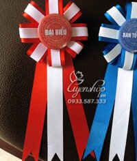 Giá hoa cài áo đại biểu