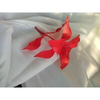 Hoa cài áo handmade Joli màu đỏ