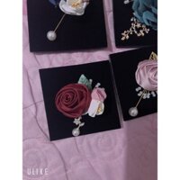 hoa cài áo, hoa cài áo dài,vest