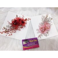 Hoa cài tóc cô dâu