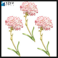 Hoa Cẩm chướng Thổ Cẩm 3 Khăn Choàng Kẹp Nữ Quần Áo Vintage Trang Trí Corsage Cho Cô Dâu Mẹ Cô Dâu yjyouzhang