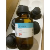 Hóa chất Acetone 99,5% chai 500ml pha nước rửa móng tay axeton xilong hoặc GH