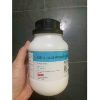 Hóa chất Acid Citric monohydrate tinh khiết axit chanh C6H806.H2O 500g Gh hoặc xilong hoặc khác
