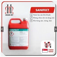 Hóa chất khử trùng, khử khuẩn, diệt virut SANIFECT can 5L