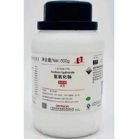 Hóa chất Sodium Hydroxide >96% (Natri hydroxit, NaOH, AR, Chai 500g, Xilong, Cas 1310-73-2)