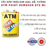 Hóa chất tẩy sơn ATM Paint Remover 875ml 1.2kg                          - 37614835                                                       Yêu thích