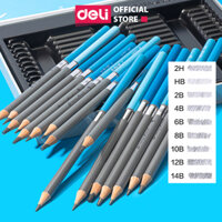 [HỌA CỤ DELI] Set 16 Bút Chì Phác Thảo Nhiều Loại Chuyên Nghiệp Finenolo HB 2H 2B 4B 6B 8B 10B 12B 14B Vẽ Chân Dung