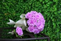 Hoa cưới đất sét – Hoa hồng Tím