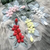 Hoa đính áo dài hoa cài áo handmade cao cấp hàng độc quyền - HOA CÀI ÁO CÔ TEA