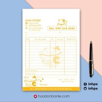 Hóa đơn 2 liên Nina 5 cuốn