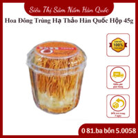 Hoa Đông Trùng Hạ Thảo Hàn Quốc Dạng Khô, Hộp 45g