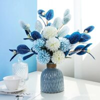 Hoa giả cao cấp Chậu hoa nhựa trang trí phòng khách Bàn nhỏ