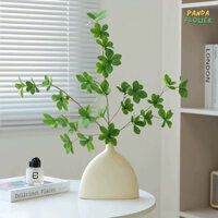 Hoa giả, cây giả, Set bình gốm, kèm cành thạch nam giả, trang trí nhà cửa, spa, studio, Panda Flower