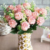 Hoa giả - Combo 5 cành hoa cẩm tú cầu trang trí, phối màu đẹp xinh