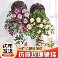 Hoa giả Hoa Giả Hoa trang trí phòng khách hoa rau muống hoa giả mây hoa Nhựa dây leo sáng tạo hoa treo tường trang trí hoa HUHU