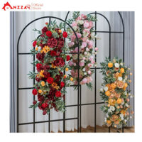 Hoa giả trang trí cổng hoa cưới, lẵng hoa giả trang trí phông rèm sân khấu và bàn tiệc, sự kiện, sinh nhật sang trọng