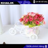 Hoa giả xe đạp HK3221 (Màu hồng) trang trí thủ công - Hoa Trang trí nghệ thuật