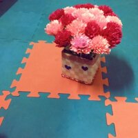 Hoa giấy nhún handmade nghệ thuật