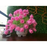 Hoa hồng giấy lụa thành phẩm