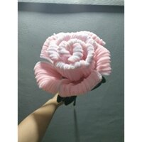 Hoa hồng kẽm nhung khổng lồ- 1 bông+ túi+ đèn nháy