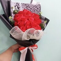 Hoa hồng sápbos 30 bông đỏ ( giá sỉ )