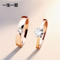 Hoa Hồng Vàng Cặp Đôi Nhẫn Nam Nữ Cặp Sinh Viên Đơn Giản Phiên Bản Hàn Quốc Nam Nhẫn Kim Cương Cặp Nhẫn Cưới Nhẫn Nữ20250214