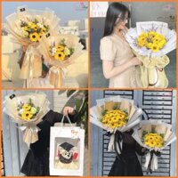 [HOA HƯỚNG DƯƠNG] HOA SÁP THƠM – Bó hoa đẹp, lưu hương lâu, quà tặng tốt nghiệp