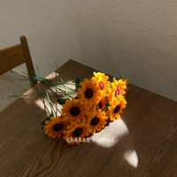 Hoa Hướng Dương Làm Bằng Kẽm Nhung