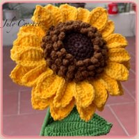 Hoa Hướng Dương size to Chất Liệu Bằng Len Milk Cotton Mềm Mịn, 2 lớp hoa , Tặng Quà Ngày Lễ, Trang Trí Trong Gia Đình