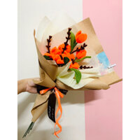 hoa kẽm nhung bó #quatang #decor