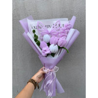 HOA KẼM NHUNG (tulip) bó sẵn