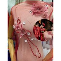 Hoa kết áo dài Hà Cúc