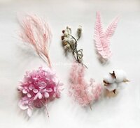Hoa khô làm handmade, phụ kiện trang trí thiệp, sổ, scrapbook, khung ảnh