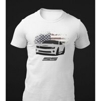 Hoa Kỳ Chevy Camaro Ss Cờ Mỹ Áo thun thời trang ngộ nghĩnh