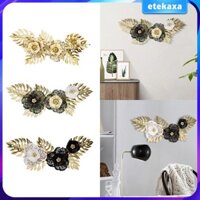 Hoa Lá Kim Loại Treo Tường Nghệ Thuật Điêu Khắc Cho Phòng Khách Văn Phòng Đám Cưới