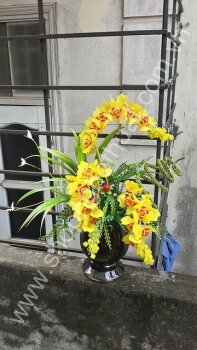 Hoa lan hồ điệp pha lê - Mã HPL 202