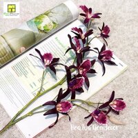 Hoa lan hoàng thảo hoa lan giả hoa lụa đẹp cao cấp