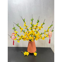 Hoa mai kẽm nhung làm sẵn