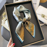 Hoa Mùa Hè Mới 70 Khăn Vuông Cao Cấp Thời Trang Pháp Phù Hợp Với Ruy Băng Lụa Trang Trí Dâu Lụa